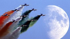 Airplanes Flags Italian Italy