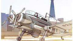 Airplanes ixlrlxi dieselpunk retrofuture