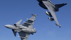 Airplanes jet Aircraft Gripen