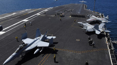 Airplanes planes aircraft carriers.