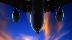 Airplanes skyscapes