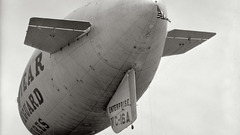 Airship monochrome historic vehicles grayscale blimps