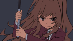 aisaka taiga toradora anime girls Anime angry long hair