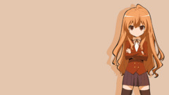 aisaka taiga toradora anime girls Anime Simple Background angry