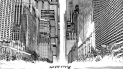 Akira architecture Manga