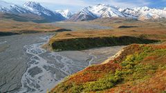 Alaska color snow landscape