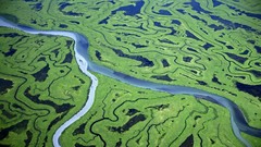 Alaska copper rivers aerial