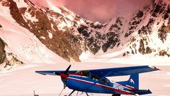 Alaska mount planes ski Cessna