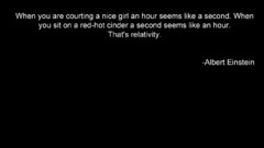 Albert Einstein by text