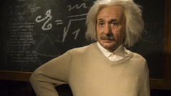 Albert Einstein chalkboards