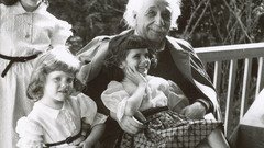 Albert Einstein monochrome