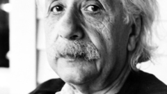 Albert Einstein monochrome