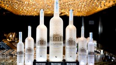 Alcohol bar vodka bottles liquor