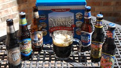 Alcohol bottles beers Sam Adams