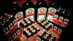 Alcohol bottles liquor Jagermeister