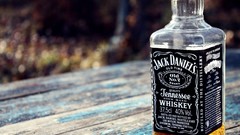 Alcohol bottles whiskey jack daniels