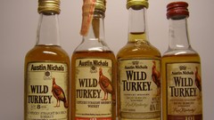 Alcohol bottles whiskey liquor