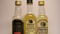 Alcohol bottles whiskey liquor