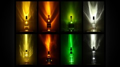 Alcohol color splash