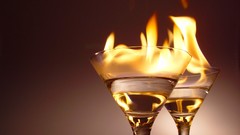 Alcohol flame