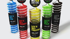 Alcohol vodka bottles