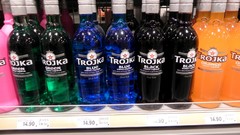 Alcohol vodka bottles liquor