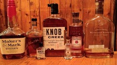 Alcohol whiskey liquor Maker's Mark bourbon Knob Creek Woodford 