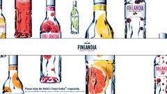 Alcohol white background drinks vodka Finland liquor