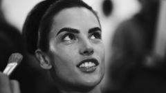 Alessandra ambrosio monochrome greyscale