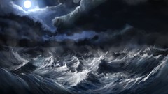 Alexlinde storm waves artwork