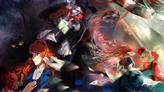 Alice in Wonderland anime girls