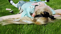 Alice in Wonderland grass