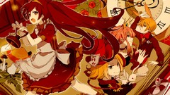 Alice in Wonderland hatsune miku vocaloid megurine luka 