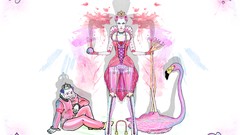 Alice in Wonderland houses queen White Rabbit