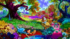 Alice in Wonderland trippy