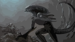 Alien artwork