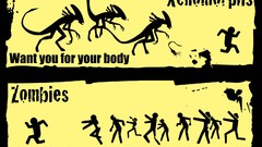Aliens horror funny zombies creepy artwork xenomorph