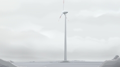 Alone windmill Landscapes nature