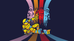 Alternative Art pac-man game