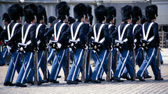 Amalienborg guards copenhagen Denmark