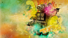 Amazing super robot abstract