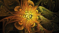 Amber light abstract