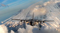 American AC-130 Spooky Spectre water