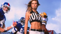 American Football models heidi klum