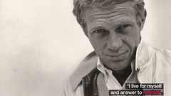 American Quotes Men monochrome