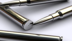 Ammunition military shiny computer generated