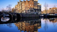 Amsterdam Netherlands reflections holland cityscapes