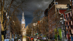 Amsterdam water canal cityscaper