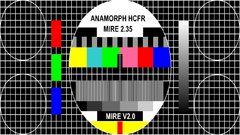 Anamorphic test pattern