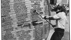 Anarchy protest grayscale old photography anarchism